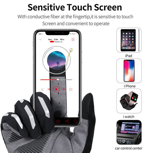 Load image into Gallery viewer, Reflective Cycling Gloves Touch Screen Breathable Sports Gloves Men Women Bicycle Motorcycle Running Fitness Gloves
