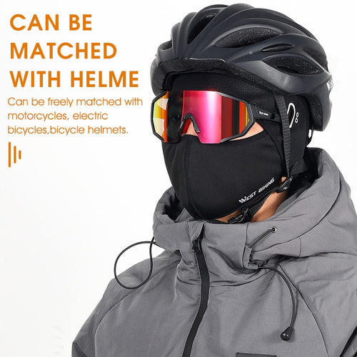 Load image into Gallery viewer, Winter Cycling Cap Motorcycle Face Cover MTB Bike Helmet Inner Liner Running Ski Skull Cap Sport Bicycle Headwear
