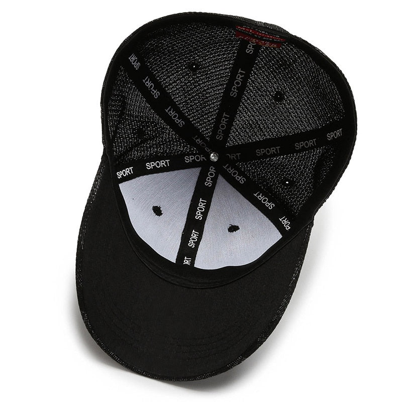 Non-adjustable Baseball Caps for Men Summer Sun Hats Bone Casquette Homme Hip Hop Snapbacks Men Trucker Hats