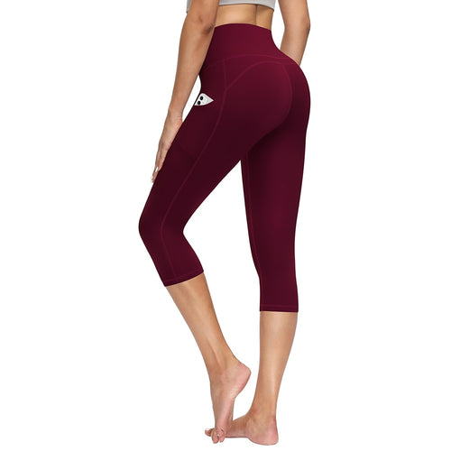 Load image into Gallery viewer, Capris Pants Sport Leggings Women Gym Clothing Tights Workout High Waist Leggins Yoga Suit  Fitness Running Legging Woman
