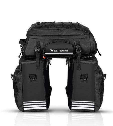 Multifunctional Bike Bag Rear Seat Trunk Bag Waterproof Bicycle Pannier MTB Mountain Cycling Luggage Sport Backpack