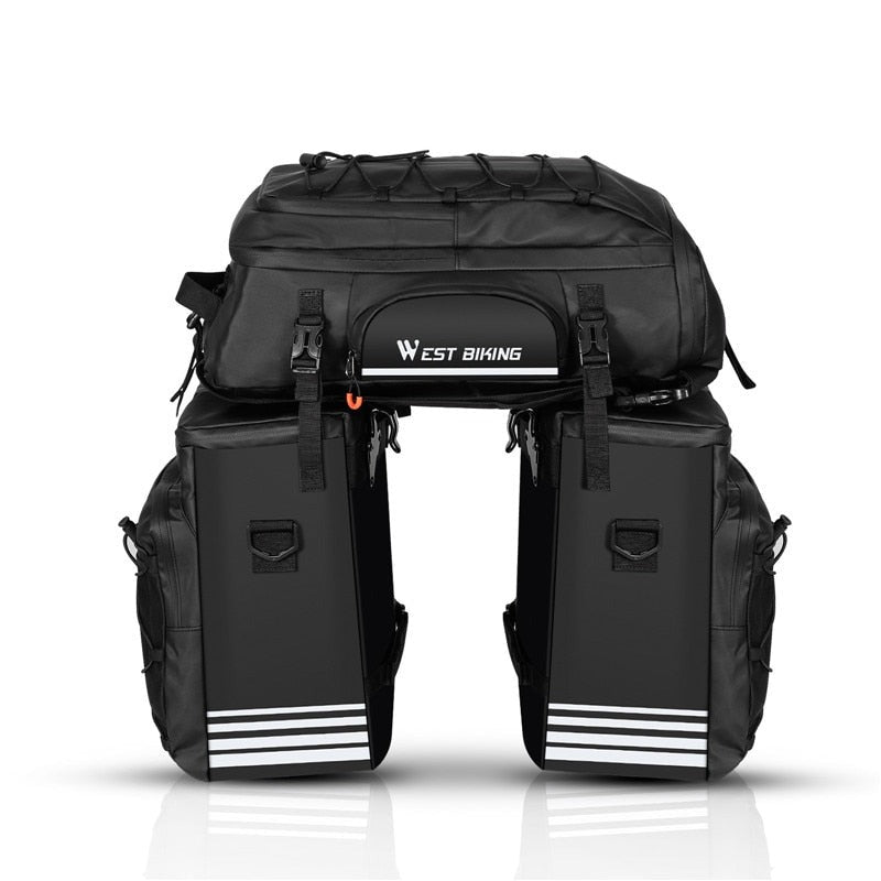 Multifunctional Bike Bag Rear Seat Trunk Bag Waterproof Bicycle Pannier MTB Mountain Cycling Luggage Sport Backpack