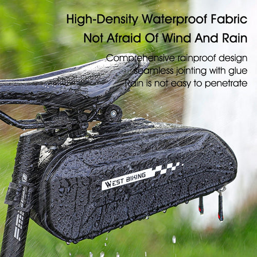 Load image into Gallery viewer, Bike Bag MTB Road Bike Saddle Bag Tools Pannier Waterproof Reflective Front Frame Phone Bag Cycling Accessories
