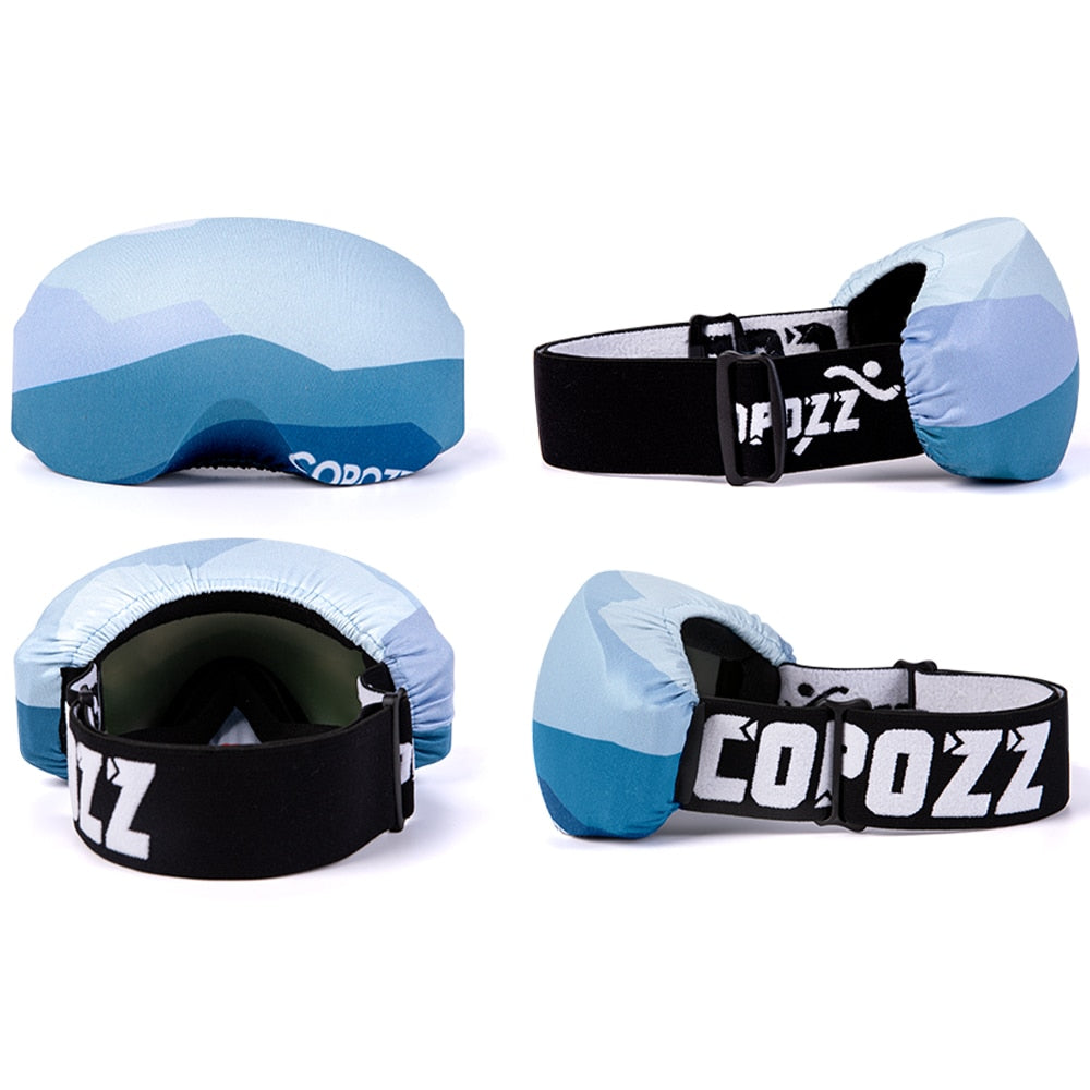 Ski Goggles Cover Protable Elastic Dust-proof Snowboard Goggles Protection Cover  Glass Anti-scratch Storage Sleeve Bag
