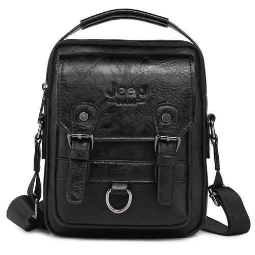 Load image into Gallery viewer, Man&#39;s Crossbody Shoulder Bag Multi-function Men Handbags Large Capacity Split Leather Bag For Man Travel
