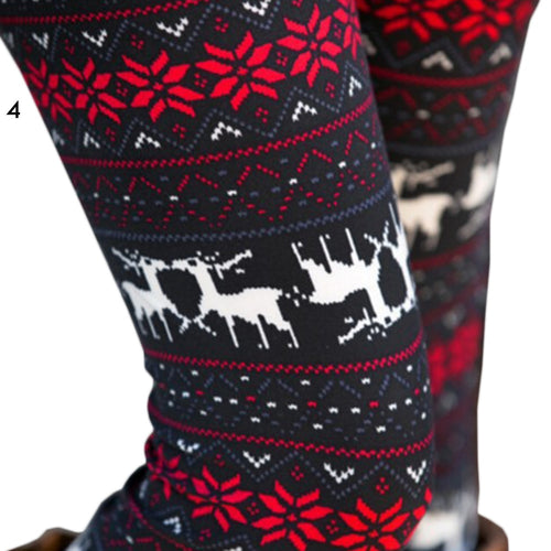 Load image into Gallery viewer, Christmas Women&#39;s HOT Leggings Pants Print High Waist Leggings Happy Christmas Party Long Pants 9 Color Ladies Xmas Trousers
