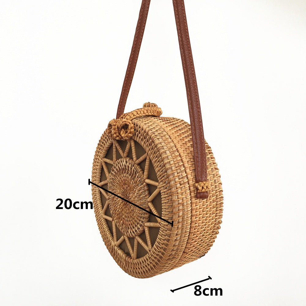 Bohemian Circular Wicker Rattan Shoulder Bag-women-wanahavit-(20cm<Max Length<30cm)-wanahavit