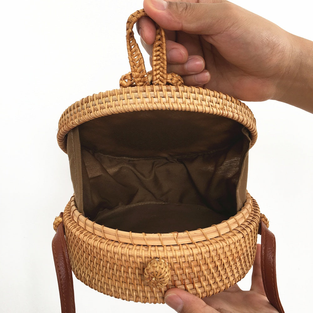 Bohemian Circular Wicker Rattan Shoulder Bag-women-wanahavit-(20cm<Max Length<30cm)-wanahavit