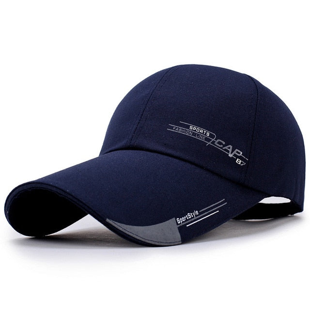 Sports Style Printed Baseball Cap-unisex-wanahavit-Navy Blue-wanahavit
