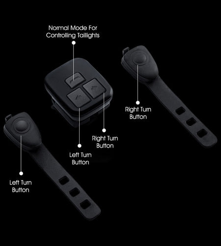 Smart Bike Taillight Wireless Remote Turn Signal Light MTB Road Bicycle LED USB Rechargeable Waterproof Cycling Safety Lamp