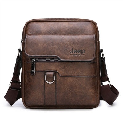 Load image into Gallery viewer, Man Leather Bag Shoulder Crossbody Bags For Men Cow Split Leather Male iPad Business Messenger Bag
