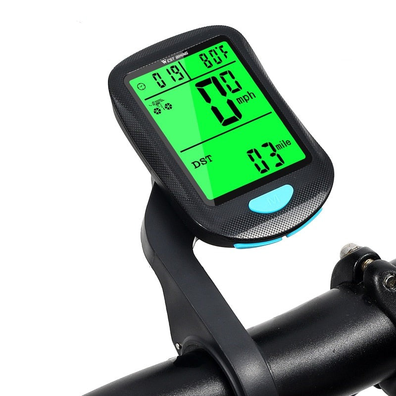 Wireless Bicycle Computer Waterproof Speedometer LED Backlight Odometer MTB Road Bike Stopwatch Cycling Accessories