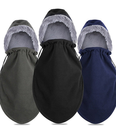 Winter Cycling Cap Fleece Windproof Cycling Head Scarf Bike Mask Men Women Ski Bicycle Hat Balaclava Bandana Ciclismo Bike Caps