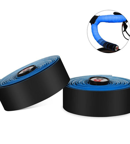 Professional Road Bicycle Handlebar Tape Anti-slip Soft Bike Handlebar Tape Shock Absorption Cycling Wrap End Plug