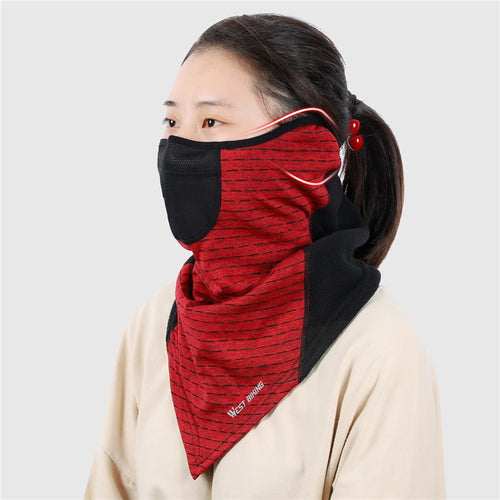 Load image into Gallery viewer, Cycling Face Mask Winter Thermal Warm Scarf Outdoor Ski Mask Running Climbing Snowboard Windproof Fleece Bike Mask
