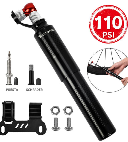 Bike Pump Portable Cycling Bicycle Tire Lever Patch Repair Tools Set Presta Schrader Valve MTB Road Bike Hand Pump