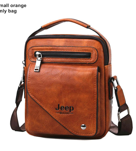 Split Leather Crossbody Tote Men Bag Famous Designer Men Shoulder Messenger Bags Men Fashion Business High Quality