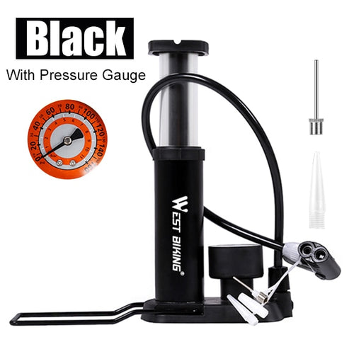 Load image into Gallery viewer, Ultra-light MTB Road Bike Pump Portable Cycling Air Inflator Foot Pump 100/120Psi High Pressure Bicycle Tire Pump
