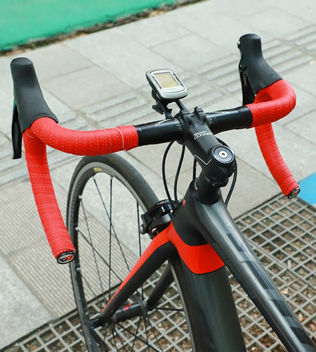 Road Bike Handlebar Tape EVA PU Bicycle Handlebar Tape Anti-slip Shock Absorption Cycling Wrap End Plug Accessories