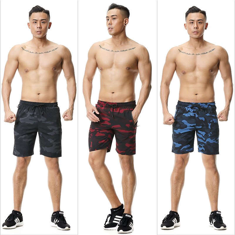 Summer New Fitness Shorts Fashion Breathable Quick-drying Gyms Bodybuilding Joggers Shorts Slim Fit Shorts Camouflage Sweatpants