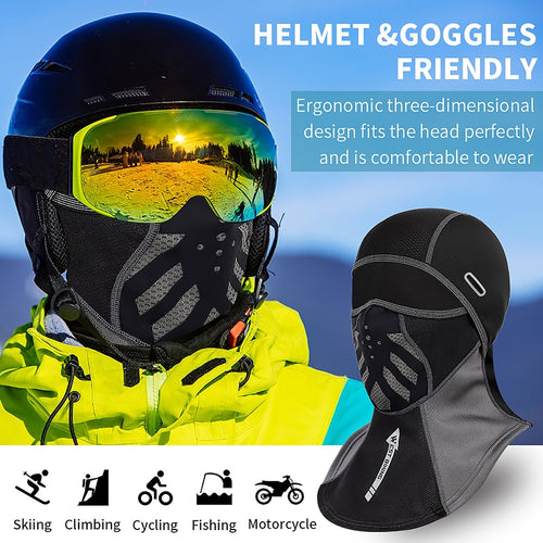 Load image into Gallery viewer, Winter Sport Cycling Cap Reflective Men Women Scarf Balaclava Neck Warmer Ski Bicycle Motorcycle Running Head Cap Hat
