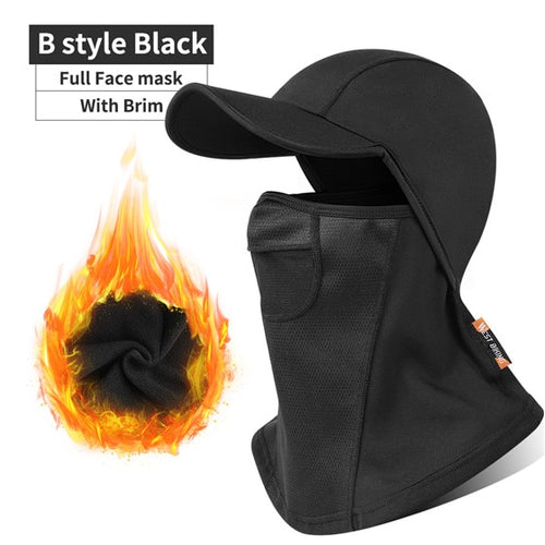 Load image into Gallery viewer, Warm Winter Cycling Cap Reflective Men Women Sport Scarf Balaclava Neck Warmer Ski Bicycle Motorcycle Running Cap Hat
