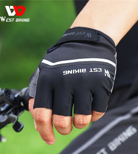 Half Finger Cycling Gloves Shockproof Wear Resistant Breathable MTB Road Bicycle Gloves Men Women Sports Bike Gloves