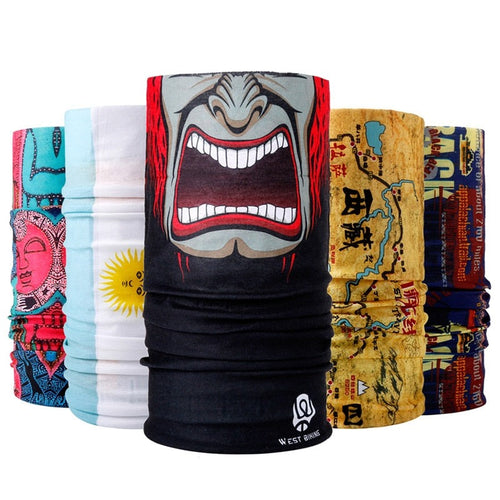 Load image into Gallery viewer, Bicycle Magic Scarf Summer Breathable Windproof Bike Mask Cycling Riding Scarf Sport Headband Bandanas Cycling Scarf
