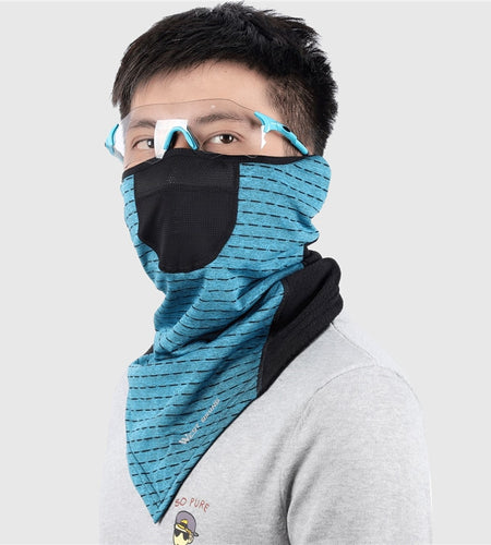 Winter Warm Cycling Face Mask Windproof Fleece Running Sport Ski Mask Balaclava Neck Scarf Breathable Road Bicycle Cycling Masks