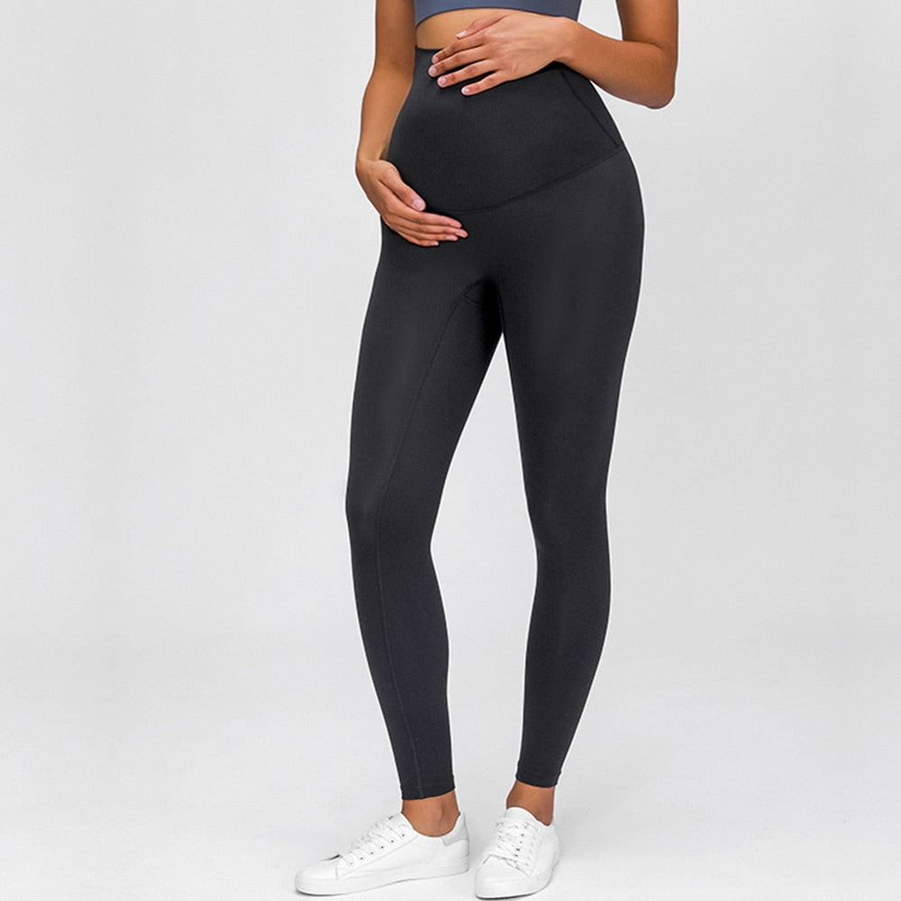 Pregnant Yoga Pant For Women Fitness Maternity Yoga Pants Sport Stretchable Wrapped Belly Gym Leggings