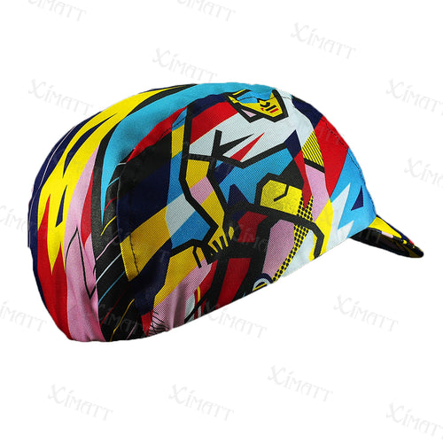 Load image into Gallery viewer, Colorful Polyester Cycling Caps Quick Drying Men And Women Wear Run Climb Play Football Surf By Bike Sports Visors
