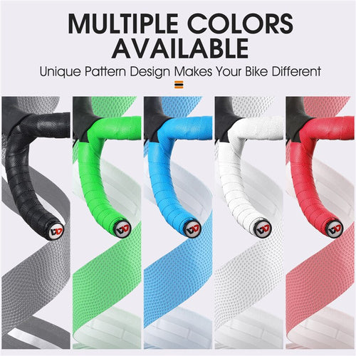 Load image into Gallery viewer, Soft Bike Handlebar Tape EVA Shock Absorption Bicycle Handlebar Tape Anti-slip Cycling Wrap End Plug Accessories
