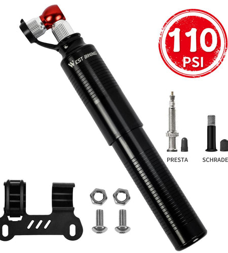 Portable Bike Pump Cycling Bicycle Tire Lever Patch Repair Tools Set Presta Schrader Valve MTB Road Bike Hand Pump