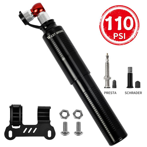 Load image into Gallery viewer, Portable Bike Pump Cycling Bicycle Tire Lever Patch Repair Tools Set Presta Schrader Valve MTB Road Bike Hand Pump
