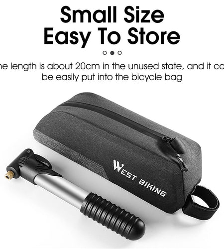Portable Mini Bicycle Pump Cycling Hand Air Pump Ball Tire Inflator Schrader Presta Valve MTB Road Bike Accessories