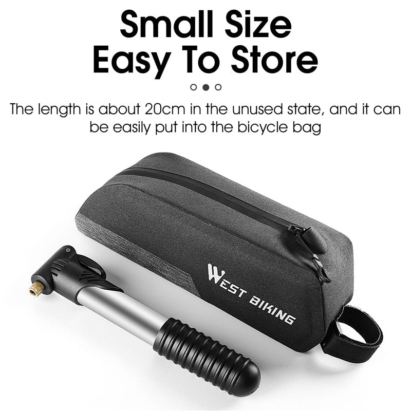 Portable Mini Bicycle Pump Cycling Hand Air Pump Ball Tire Inflator Schrader Presta Valve MTB Road Bike Accessories