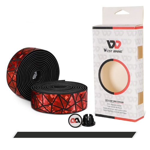 Load image into Gallery viewer, Soft Road Bicycle Handlebar Tape Professional Anti-slip Bike Handlebar Tape Shock Absorption Cycling Wrap End Plug
