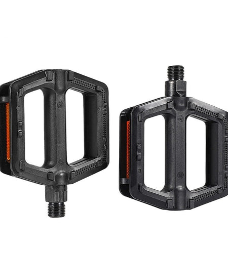 1 Pair High Quality Portable MTB Bike Bicycle Pedals Plastic Road Bike Double DU Pedals Cycling Mountain Bike Parts