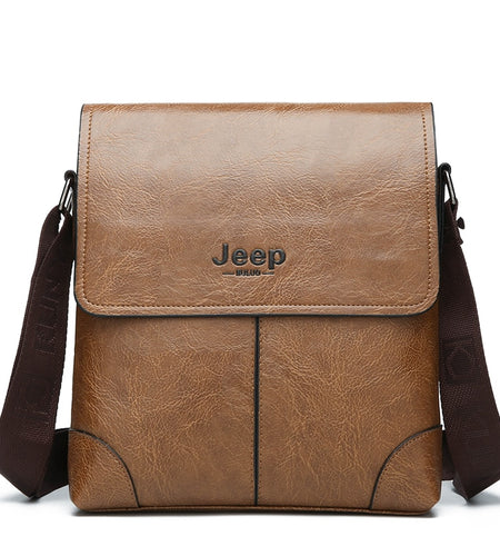 Fashion Men's Handbag Shoulder Bag Vintage PU Leather Retro Messenger Bag Stylish Casual Male Crossbody Shoulder Bags