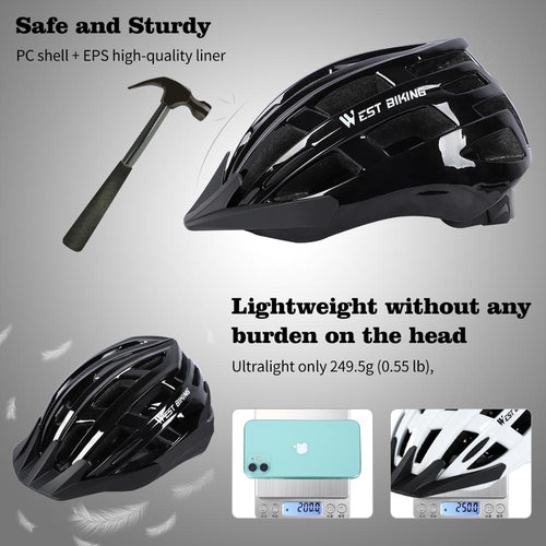 Load image into Gallery viewer, Cycling Helmet Ultralight Adjustable Safety Cap MTB Mountain Road Bicycle Electric Bike MTB Men Women Helmet
