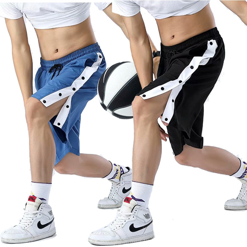 Men's Running Short Pants Fitness Sports Athletics Sweatpants Male Tennis Basketball Soccer Training Scanties Dry Fit Breathable