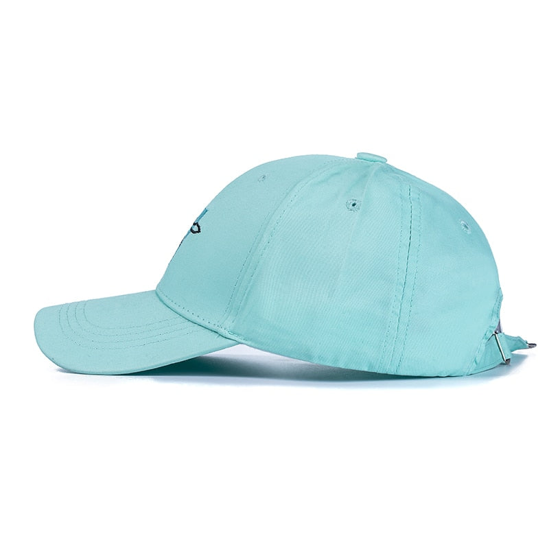 Brand Stylish Cotton Hats For Women Fashion Kpop Style Fox Animal Embroidery Baseball Cap Female Outdoor Popular Hat Cap