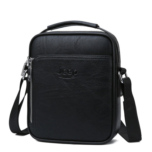 Load image into Gallery viewer, Men Messenger Bags High Quality Split Leather Large Capacity Bag
