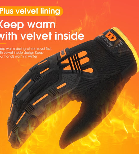 Warm Winter Bike Gloves Touch Screen Motorcycle Cycling Gloves Sport Military Tactical MTB Road Bicycle Gloves
