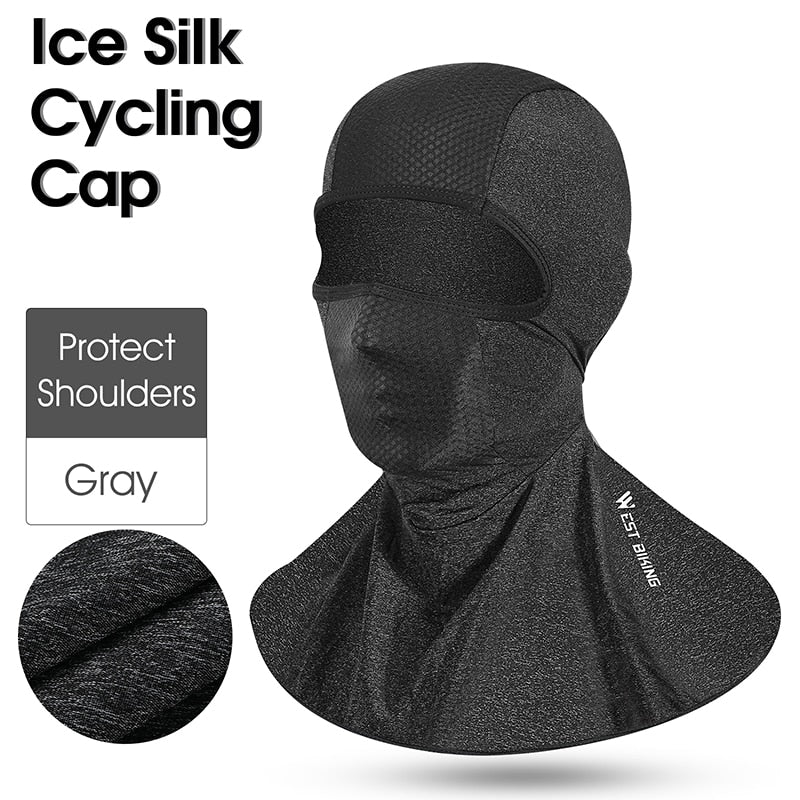 Summer Cycling Cap Anti-UV Sun Protection Sport Running Balaclava Men Women Bicycle Motorcycle Helmet Liner Bike Hat