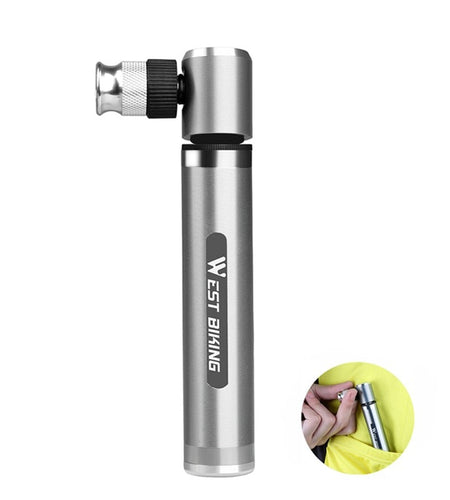 89G Portable Mini Bicycle Pump MTB Mountain Bike Pump 160 PSI High Pressure Cycling Hand Air Pump Ball Tire Inflator