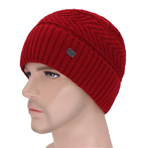 Load image into Gallery viewer, Skullies Beanies Men&#39;s Winter Hats For Men Scarf Knitted Hat Cap Winter Beanie Hat Beany Male Homme X Gorro Bonnet Caps
