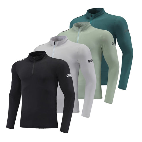 Load image into Gallery viewer, Men Running Sweatshirt Long Sleeve Compression Tshirt Male Fitness Sport Uniform GYM Tops Bodybuilding Tee Homme Outdoor Clothes
