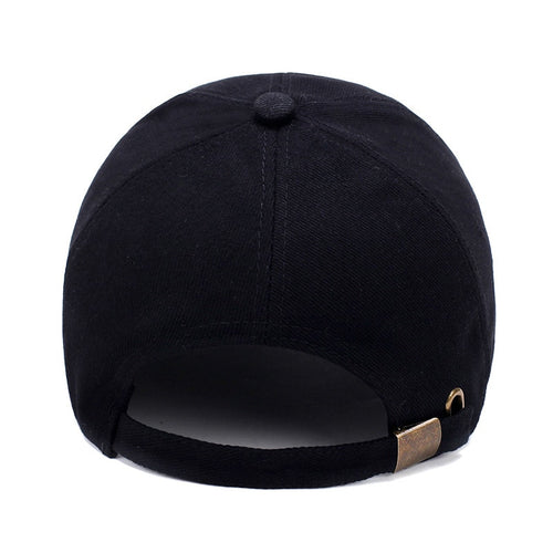 Load image into Gallery viewer, Men Structured Baseball Cap Solid Cotton Snapback Spring Autumn Women Label Stick Sunhat Outdoor Hip Hop Baseball Hat Casquette
