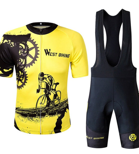 Summer Men Cycling Clothing Breathable Mountian MTB Bike Bicycle Clothes Ropa Ciclismo Quick-Dry Cycling Jersey Sets